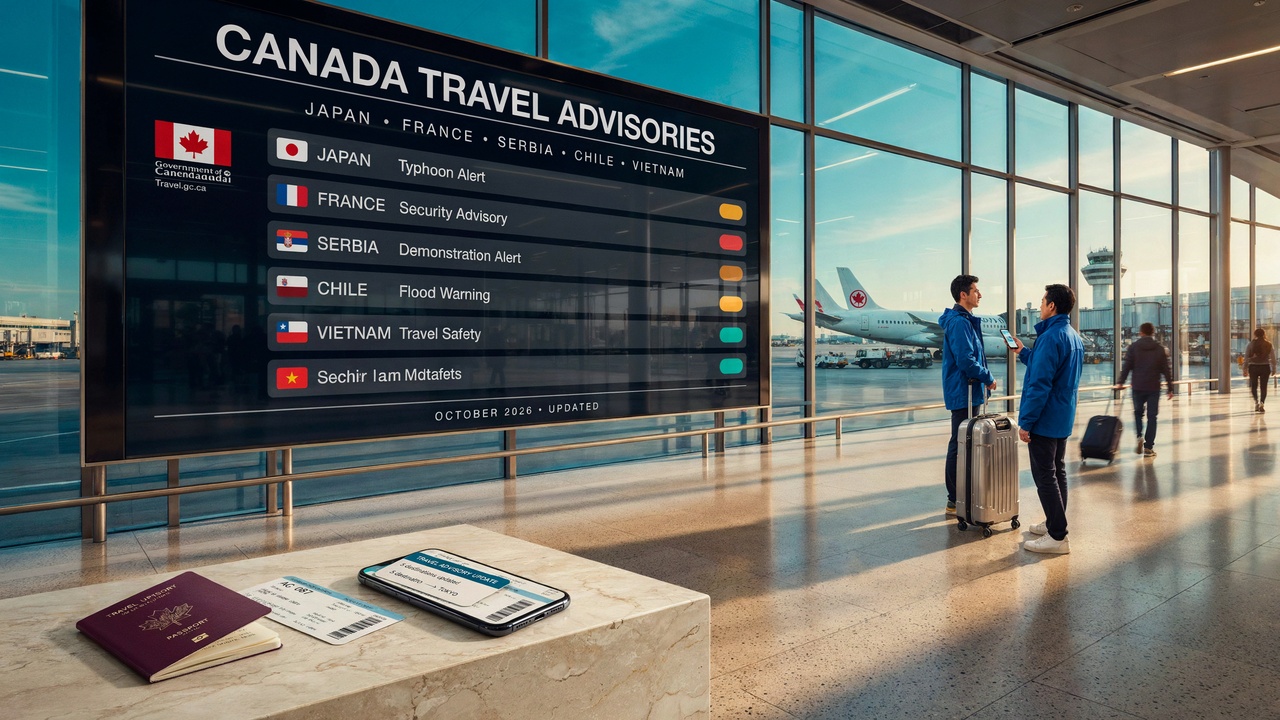 Canada - travel and tour world Canada updates travel advisories for japan, france, serbia, chile and vietnam amid storms, unrest, floods and crime.