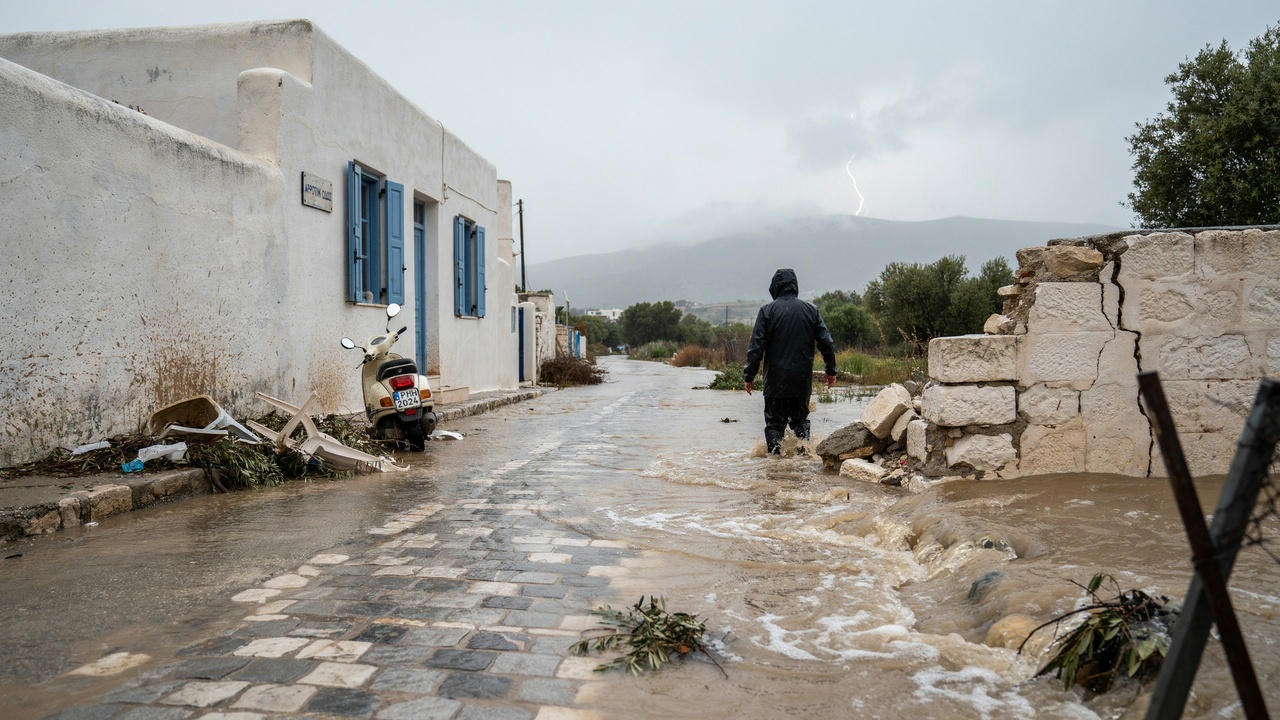 Crete travel faces major disruption as storms trigger floods, landslides, rescues and road closures.