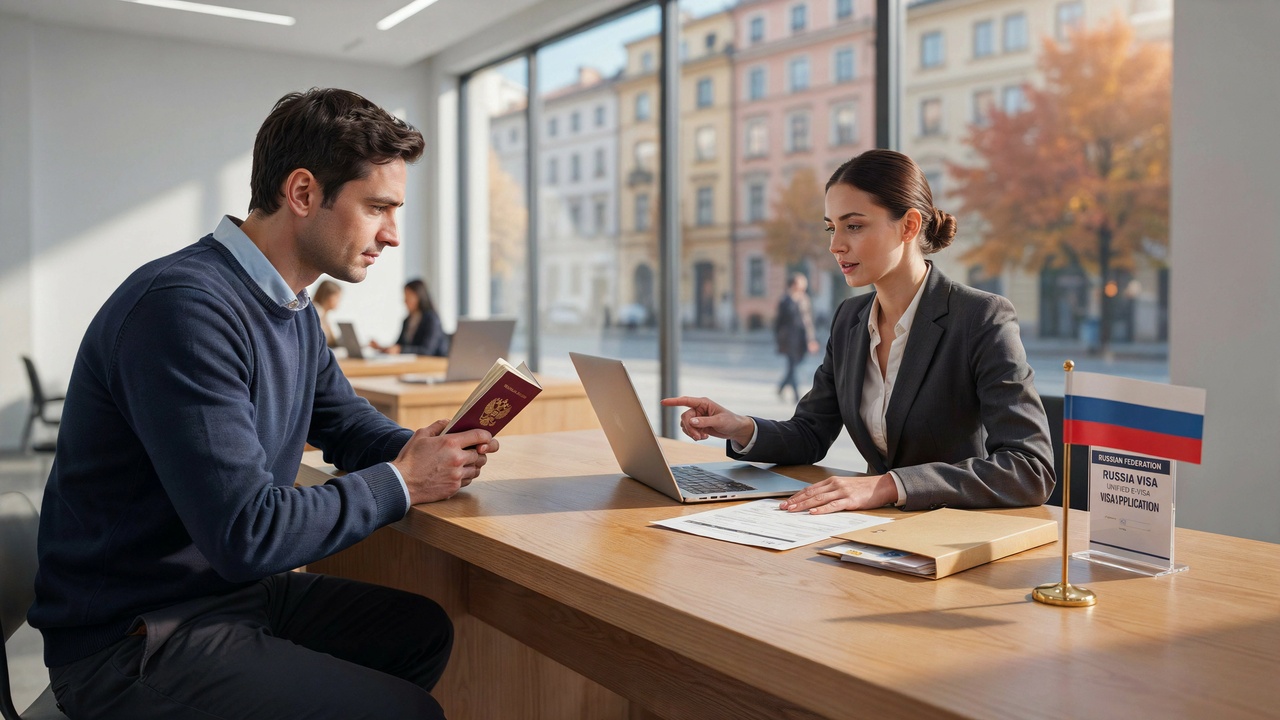 Russia visa - travel and tour world Traveller preparing a russian visa application as russia increases electronic visa fees and expedited consular charges in october 2026.