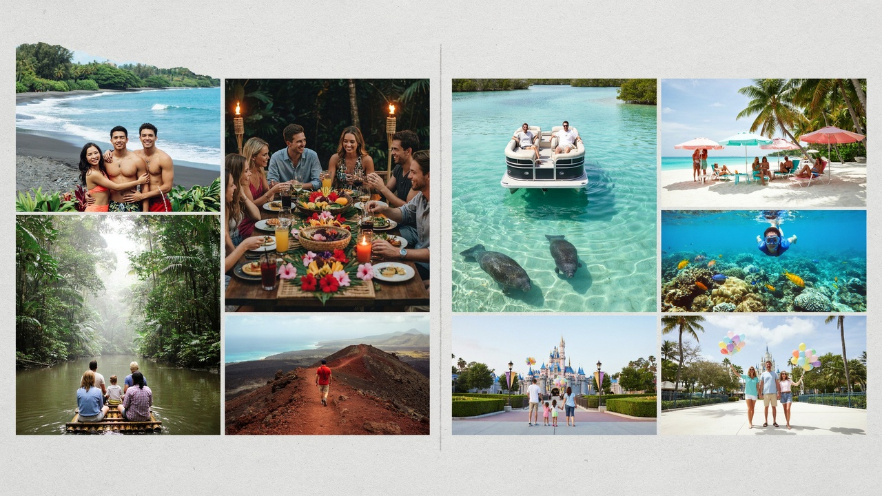 Usa travel heats up with warm winter escapes across florida, hawaii, california and us island destinations.