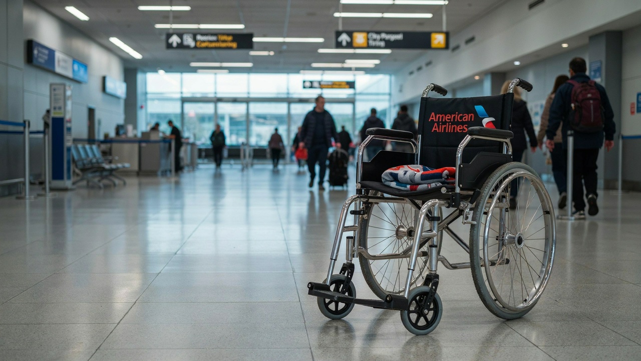 Wheelchair-american airlines- - travel and tour world Us travel controversy grows as american airlines faces wheelchair damage claims and accessibility concerns.