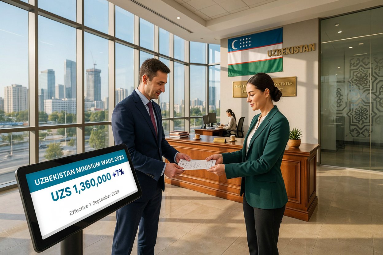 Uzbekistan - travel and tour world Uzbekistan minimum wage rises to uzs 1,360,000 in september 2026, affecting foreign workers.