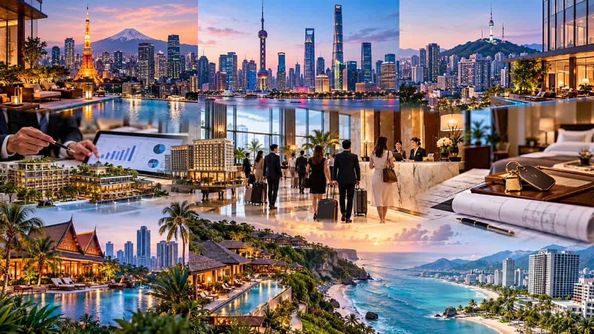 Asia-pacific hotel investment growth across japan china south korea thailand indonesia and vietnam