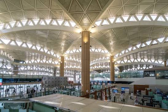 King khalid international airport in riyadh, saudi arabia, where revised domestic and international terminal arrangements have been announced for 25 october 2026.