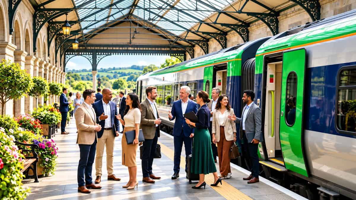 Ireland rail infrastructure development supporting sustainable travel, improved connectivity and modern railway services - travel and tour world Ireland_sustainable_rail_travel_european_connectivity_green_transport_infrastructure