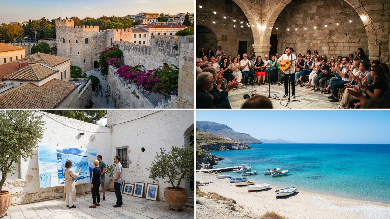 Rhodes, greece turns its medieval heart into a grand stage for music, art and cinema this autumn: all you need to know