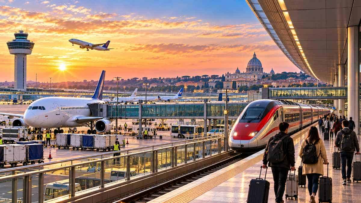 Italy connects international flights with high-speed rail journeys