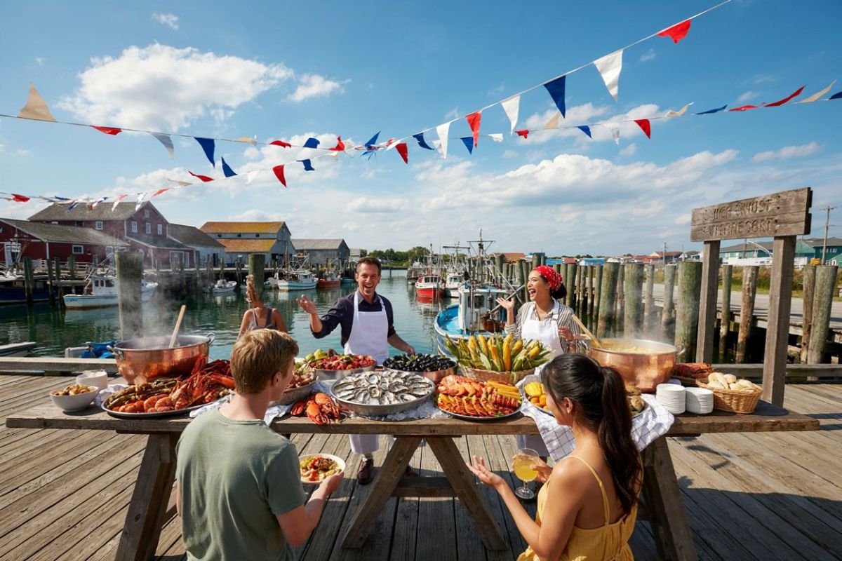 Seafood - travel and tour world Poquoson, virginia, hosts its 44th seafood festival with free concerts, 150 artisans, chesapeake bay dishes and family activities from october 16–18.