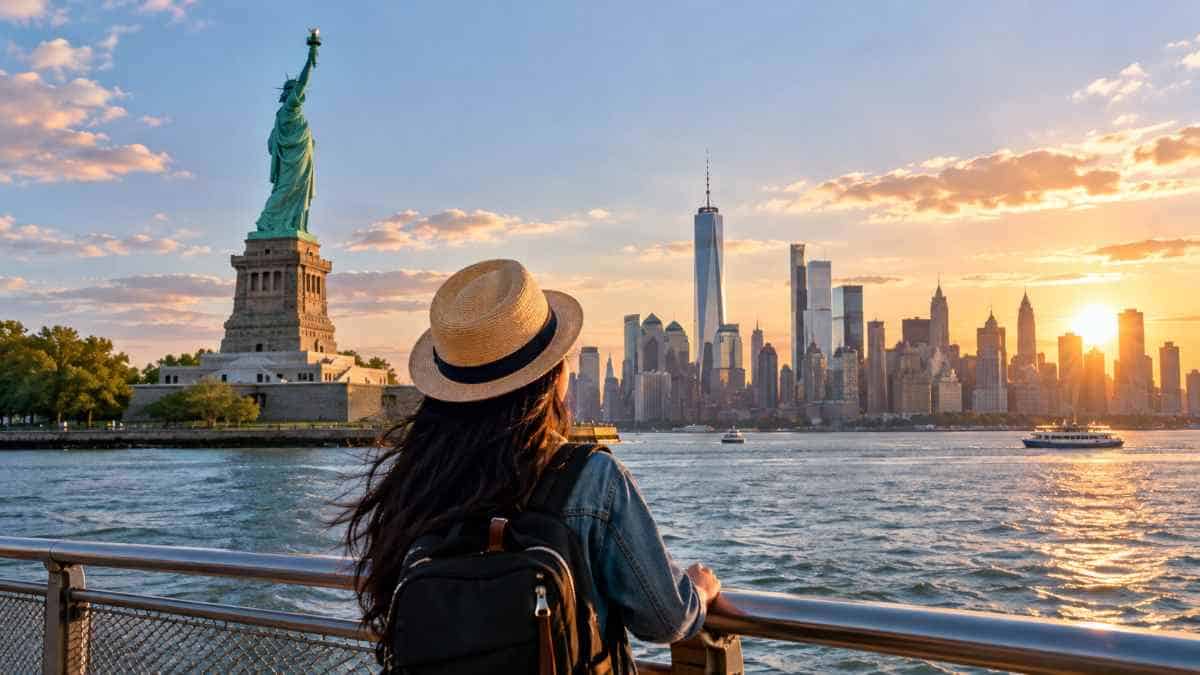 Usa - travel and tour world New york skyline welcomes indian travellers
