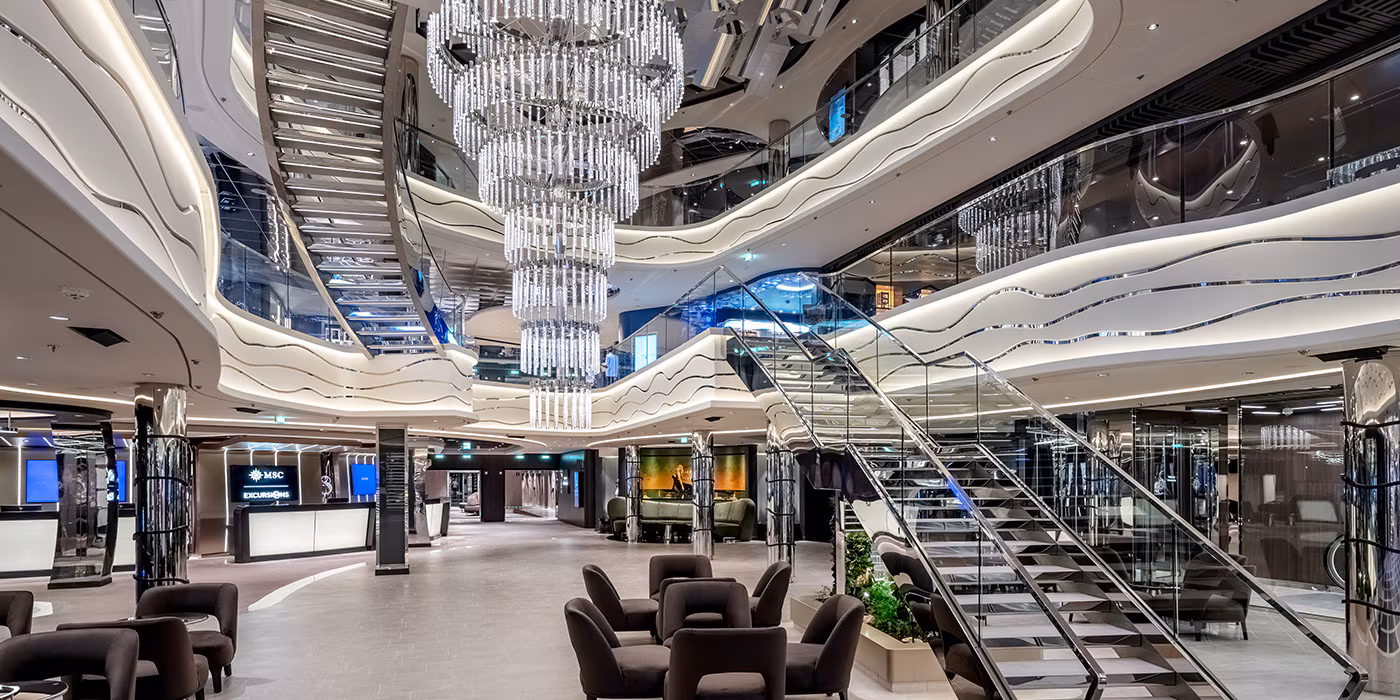 Msc world - travel and tour world Msc world atlantic cruise ship during construction in saint-nazaire france ahead of its 2027 debut