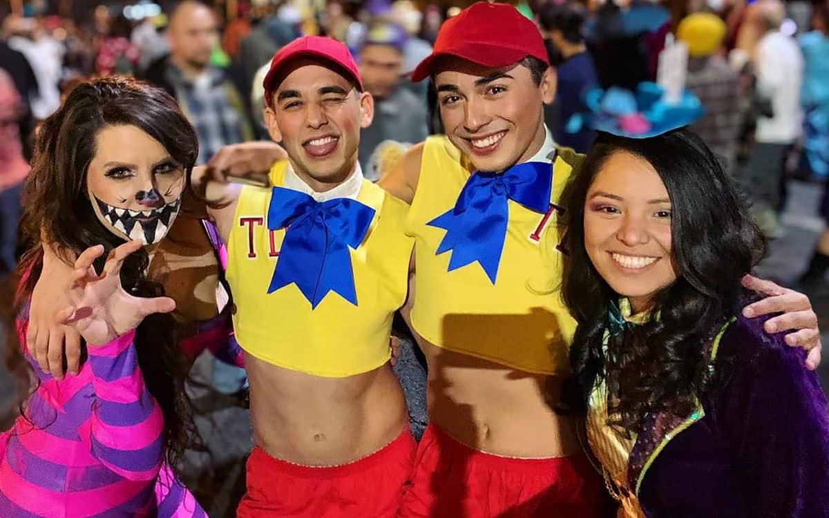 West hollywood - travel and tour world West hollywood halloween parade revelers in colorful costumes